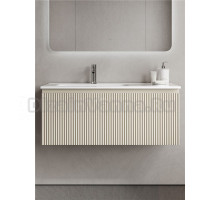 Тумба с раковиной Sancos Snob R 1.0 100, L beige soft