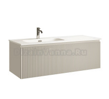 Тумба с раковиной Sancos Snob R 1.0 120, L beige soft