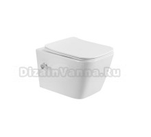 Унитаз подвесной BelBagno Kraft BB7106CH-TOR-BS/SC безободковый, сиденье с микролифтом, с биде