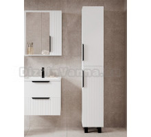 Шкаф-пенал для ванной VIANT Сицилия 30 R матовый белый