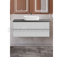 Тумба с раковиной BelBagno Kraft 120 подвесная, bianco opaco, столешница kep-120-mno, раковина BB1304