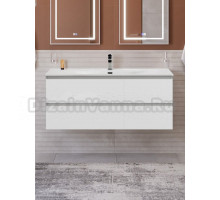 Тумба с раковиной BelBagno Kraft 120 подвесная, bianco opaco, раковина bb-8099-120