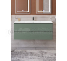 Тумба с раковиной BelBagno Kraft 120 подвесная, матовая еловая, раковина bb1200etl