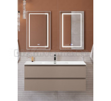 Мебель для ванной комнаты BelBagno Kraft 120 подвесная, матовая бежевая, раковина bb1200etl