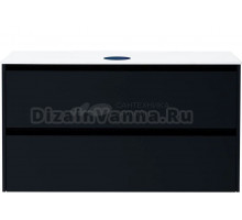 Тумба под раковину без столешницы Allen Brau Activity 120 с подсветкой, матовый антрацит, черный браш