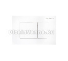 Кнопка смыва для унитаза AZARIO NEW-TS AZ-ABS-001-W АБС-пластик, цвет глянцевый белый