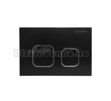 Кнопка смыва для унитаза AZARIO NEW-TS AZ-ABS-002-B АБС-пластик, цвет матовый черный