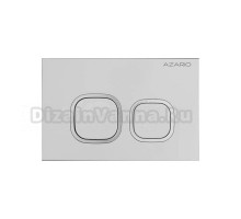 Кнопка смыва для унитаза AZARIO NEW-TS AZ-ABS-002-CH АБС-пластик, цвет глянцевый хром