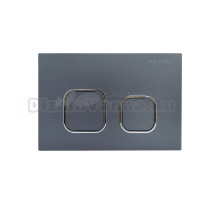 Кнопка смыва для унитаза AZARIO NEW-TS AZ-ABS-002-GG АБС-пластик, цвет матовый сатин