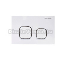 Кнопка смыва для унитаза AZARIO NEW-TS AZ-ABS-002-W АБС-пластик, цвет глянцевый белый