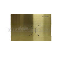Кнопка смыва для унитаза AZARIO NEW-TS AZ-SS-001-G нержавеющая сталь, цвет матовое золото