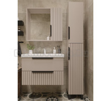 Мебель для ванной комнаты VIANT Сицилия 80 подвесная, 2 ящика, капучино