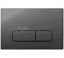 Кнопка смыва для унитаза CHARUS Elegia FP.320.GRP.01 АБС-пластик, цвет графит