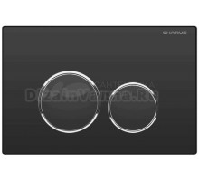 Кнопка смыва для унитаза CHARUS Spazio FP.330.DW.01 АБС-пластик, цвет матовый черный