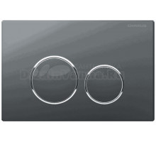 Кнопка смыва для унитаза CHARUS Spazio FP.330.GRP.01 АБС-пластик, цвет графит