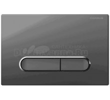 Кнопка смыва для унитаза CHARUS Magnus FP.340.GRP.01 АБС-пластик, цвет матовый графит