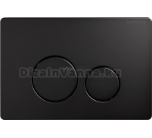 Кнопка смыва для унитаза CHARUS Robusto FP.330.MB.05 нержавеющая сталь, цвет матовый черный