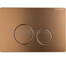 Кнопка смыва для унитаза CHARUS Robusto FP.330.BC.05 нержавеющая сталь, цвет брашированная медь