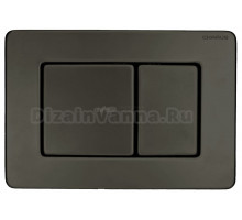 Кнопка смыва для унитаза CHARUS Robusto FP.310.GNM.05 нержавеющая сталь, цвет оружейная сталь