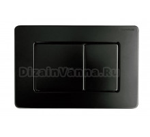 Кнопка смыва для унитаза CHARUS Robusto FP.310.MB.05 нержавеющая сталь, цвет матовый черный