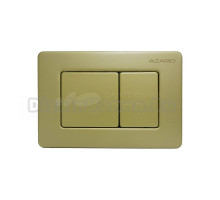 Кнопка смыва для унитаза AZARIO NEW-TS AZ-SS-003-G нержавеющая сталь, цвет матовое золото