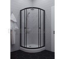 Душевой уголок Triton Альфа-Блэк Щ0000077855 80х80 А, черный матовый