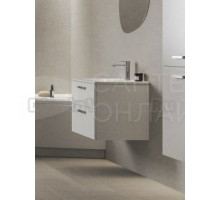 Тумба под раковину без столешницы Ravak Chrome II SD 80 глянцевая белая, ручки хром 152 мм