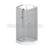 Душевая кабина Triton Прайм Сатин Щ0000077367 90х90 А без крыши
