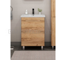 Тумба с раковиной SanStar Diva 50 напольная, Gold Kraft, раковина Fest 50