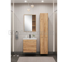 Мебель для ванной комнаты SanStar Diva 50 подвесная, Gold Kraft, раковина Фостер 50