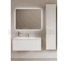 Мебель для ванной комнаты Sancos Code 100 подвесная, белая
