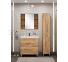 Мебель для ванной комнаты SanStar Diva 80 напольная, Gold Kraft, раковина Como 80