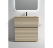 Тумба с раковиной Sancos Folk Floor 80 напольная, капучино