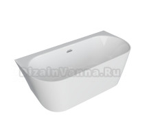 Акриловая ванна Grossman Cristal GR-16072 160x80 см, отдельностоящая, белая, с донным клапаном