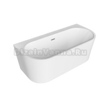 Акриловая ванна Grossman Cristal GR-16073 160x80 см, отдельностоящая, белая, с донным клапаном