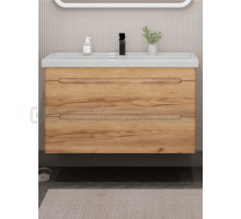 Тумба под раковину без столешницы SanStar Diva 100 подвесная, Gold Kraft