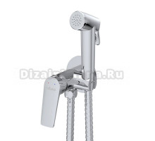 Гигиенический душ Cezares Liner LINER-DIF-01 со смесителем, С ВНУТРЕННЕЙ ЧАСТЬЮ, хром