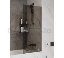 Шторка на ванну 70х140 см Maretti Marta MA41F7014098-560, профиль черный