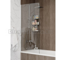 Шторка на ванну 70х140 см Maretti Marta MA41F7014099-015, профиль хром