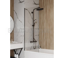 Шторка на ванну 60x140 Maretti Project Black PB41F6014099, черный профиль