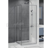 Душевой уголок AZARIO Shanghai AZ-R43-90-MGR-CL 90х90 см, профиль матовый графит, стекло прозрачное