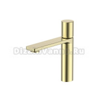 Смеситель для раковины Vincea Vogue VBF-4V3BG брашированное золото