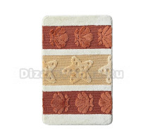 Коврик L'Cadesi Lemis 261715 50х80 см, кремовый, оранжевый