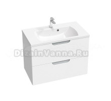 Тумба под раковину без столешницы Ravak Classic II SD 80 глянцевая белая, серая