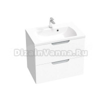 Тумба с раковиной Ravak Classic II SD 70 глянцевая белая, серая, раковина Classic II 70