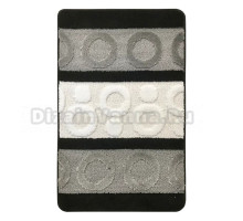 Коврик L'Cadesi Lemis 261710 50х80 см, серый, белый