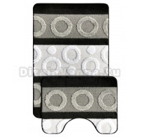 Комплект ковриков L'Cadesi Lemis 261733 50х80 см, серый, белый