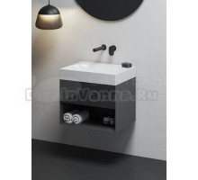 Тумба с раковиной Ravak Lite SD 60 матовая черная