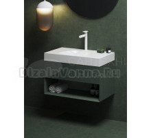 Тумба с раковиной Ravak Lite SD 80 серо-зеленая