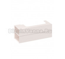 Тумба под раковину без столешницы Ravak Lite SD 120 L алебастровая розовая